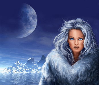 Portrait de femme et reflet